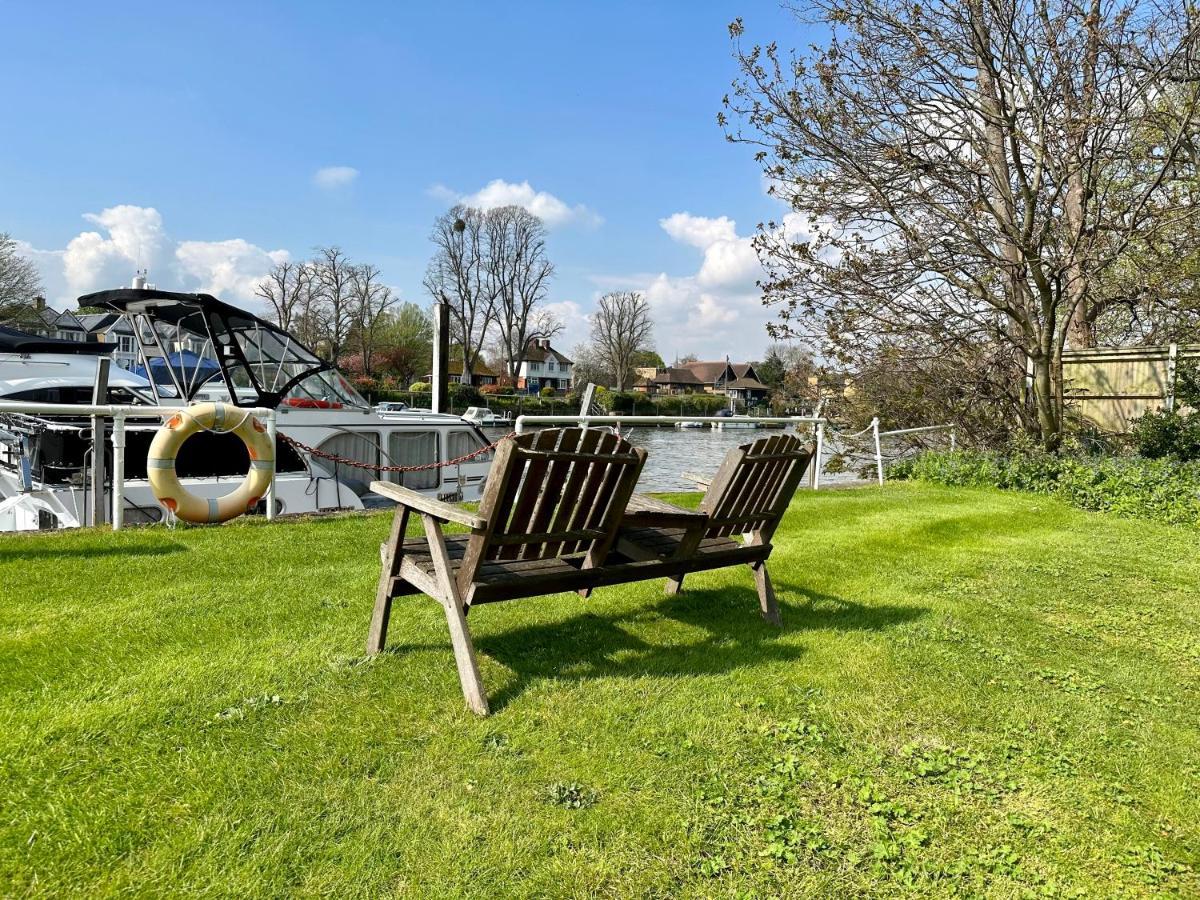 Riverside 1 Bed Basement Flat Near Hampton Court Palace East Molesey Eksteriør bilde